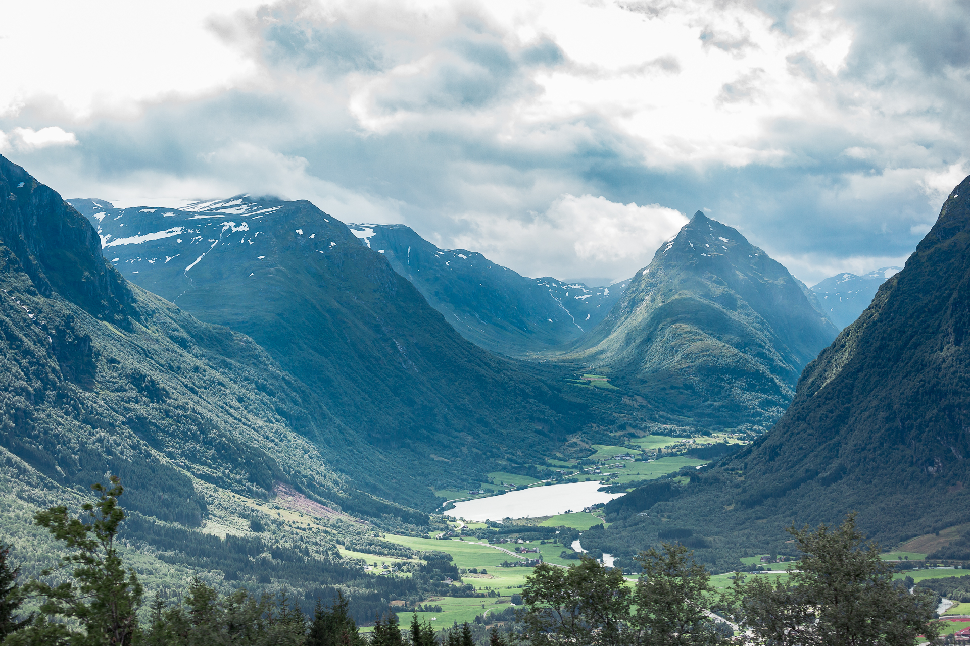 die Berge in Norwegen sind schon beeindruckend